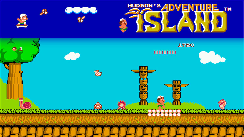 Adventure Island, NES, Jogos