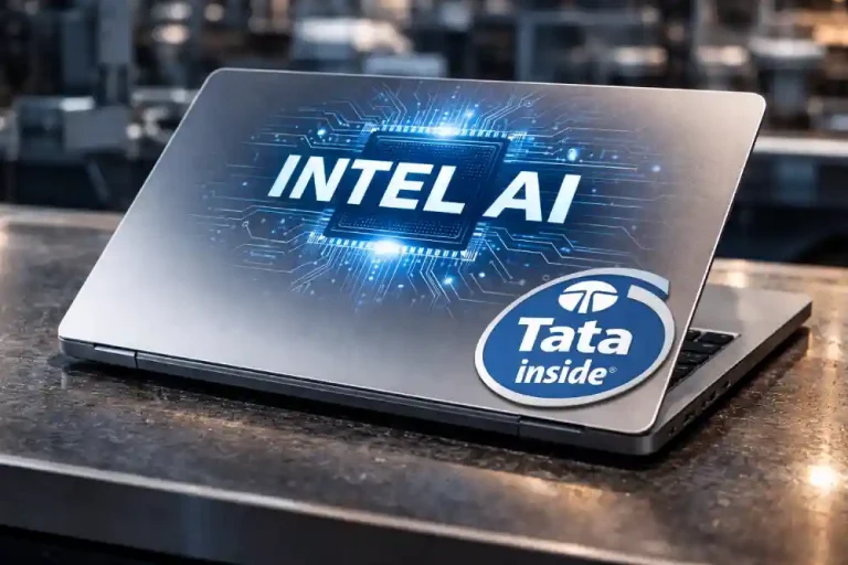 Tata Electronics to Manufacture Intel Chips & AI Laptops in India!